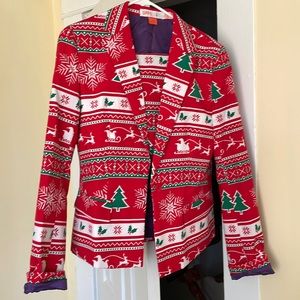 Novelty Christmas Skirt Suit, Size 10